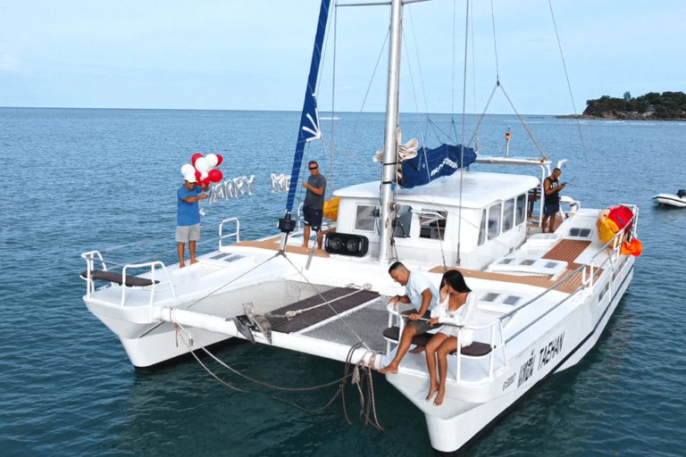 Private Charter Catamaran Exploring Koh Samui Islands