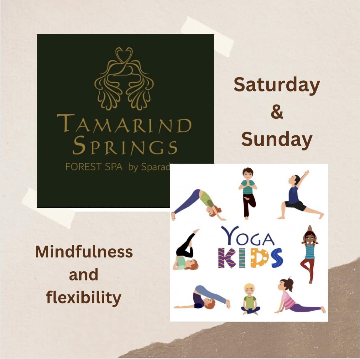 Yoga for kids at Tamarind Springs