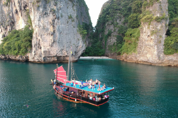 Junk Boat Full-Day Private Charter Cruise Krabi